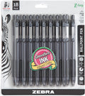 Bic Ball Point Pens Cristal, Medium, Black