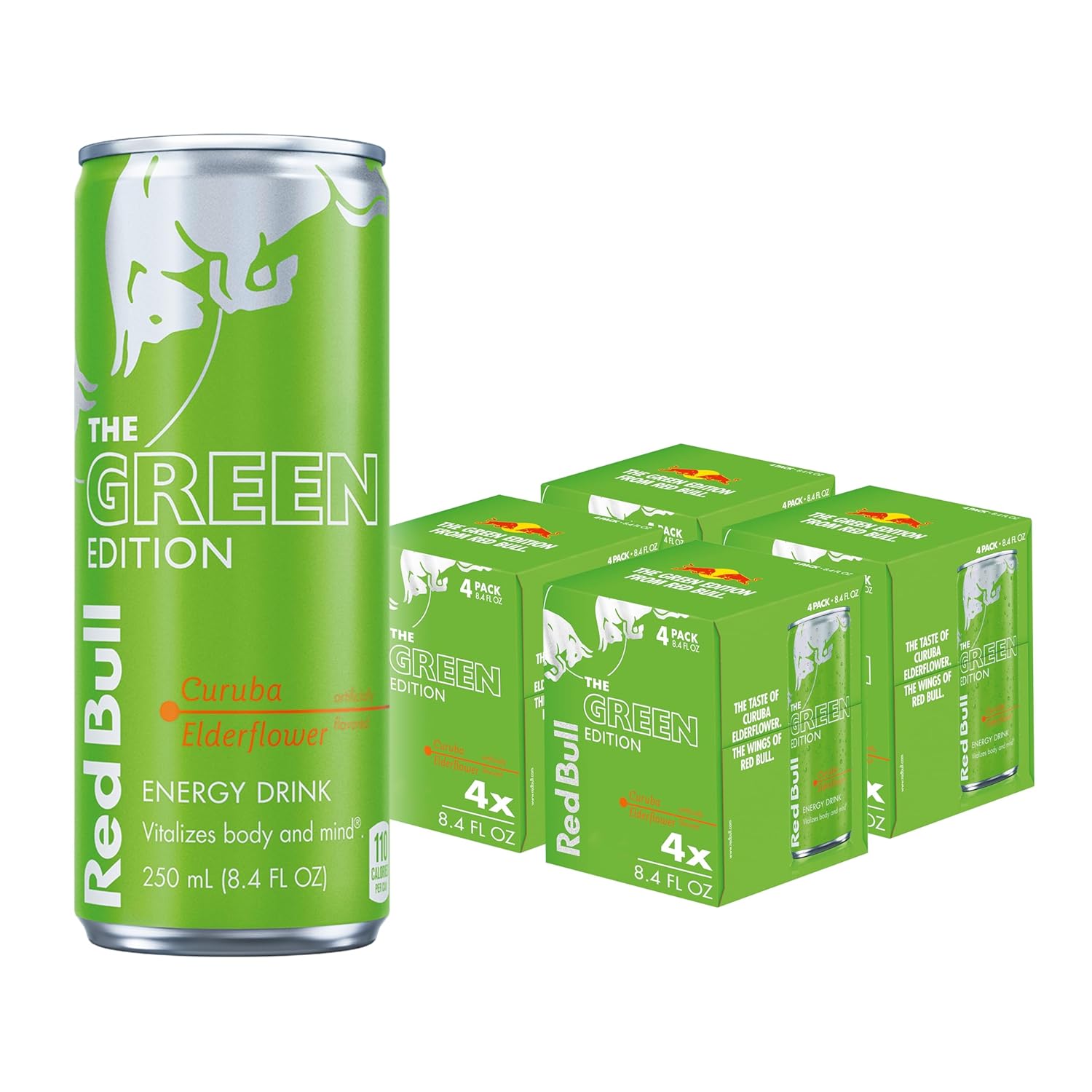 Red Bull Green Edition Curuba Elderflower Energy Drink - 8.4 fl oz