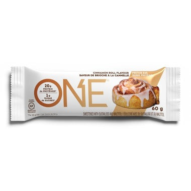 One Protein Bar Cinnamon Roll