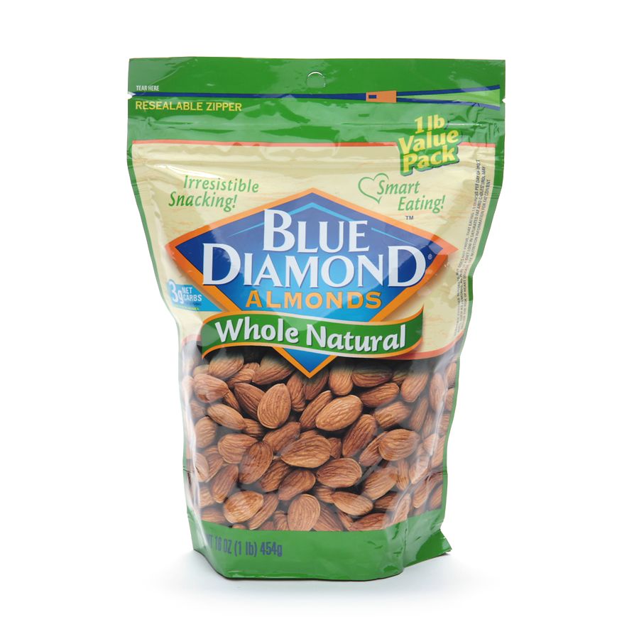 Blue Diamond Almonds:Whole Natural