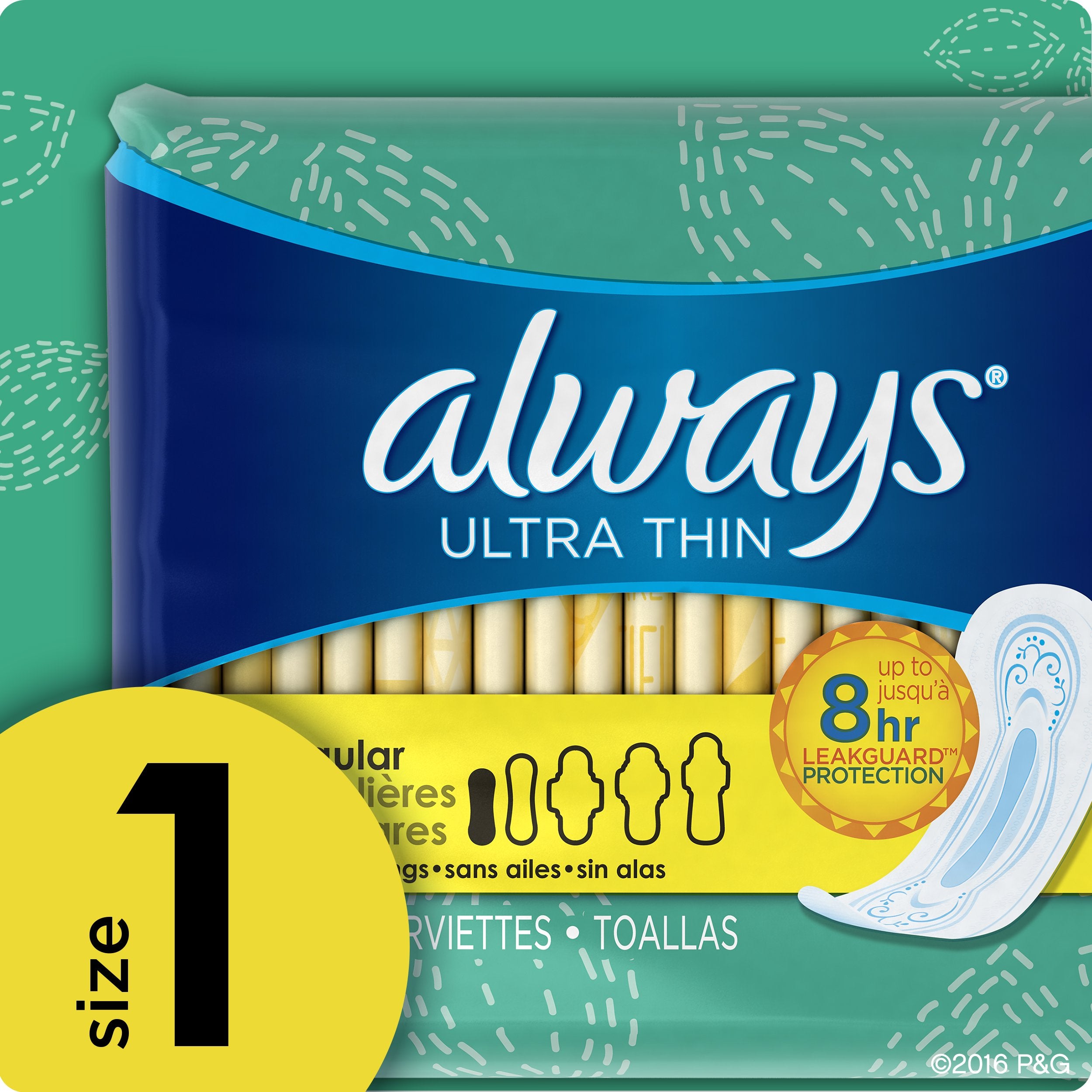 Always Thin Daily Liners Slender - 36 Count