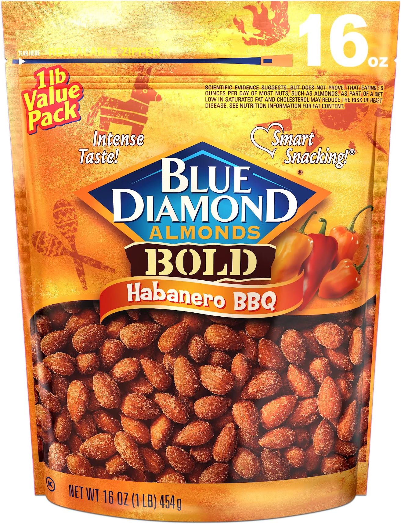 Blue Diamond Almonds:Bold - Habanero BBQ