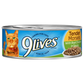 9 Lives Tender Slices with Real Chicken in Gravy Wet Cat Food - 5.5 oz Can