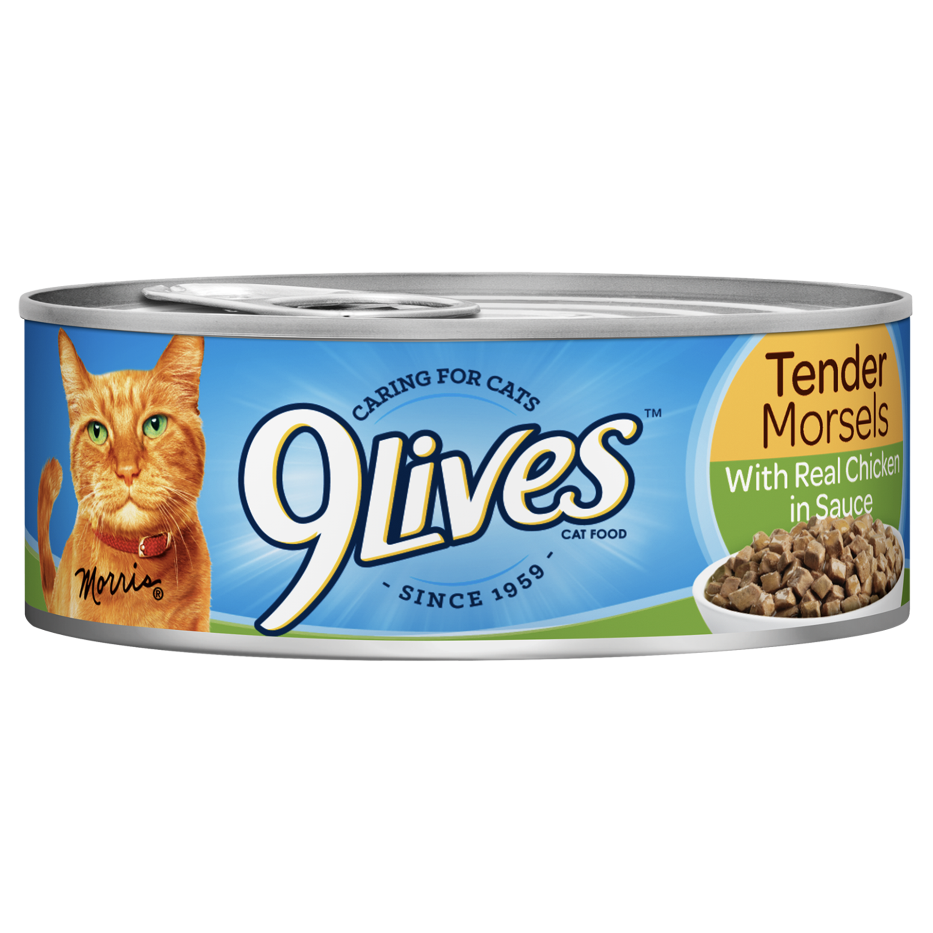 9 Lives Tender Slices with Real Chicken in Gravy Wet Cat Food - 5.5 oz Can