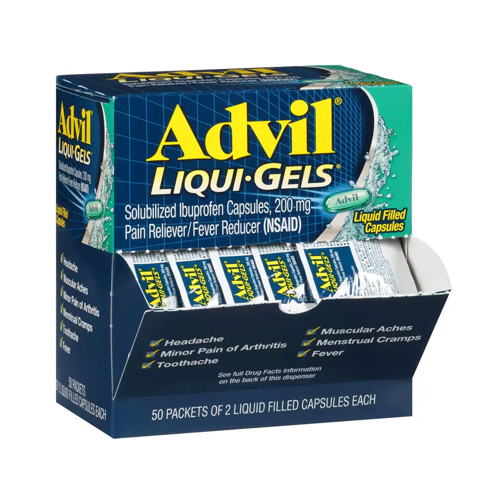 Advil Liqui-Gels Pain Reliever Ibuprofen 200mg - 20 Capsules