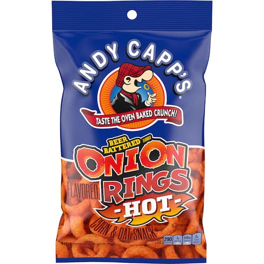 Andy Capp's Hot Onion Rings Snacks - 2 oz