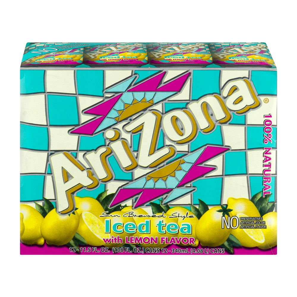 Arizona Iced Tea with Lemon Flavor - 22 fl oz Can