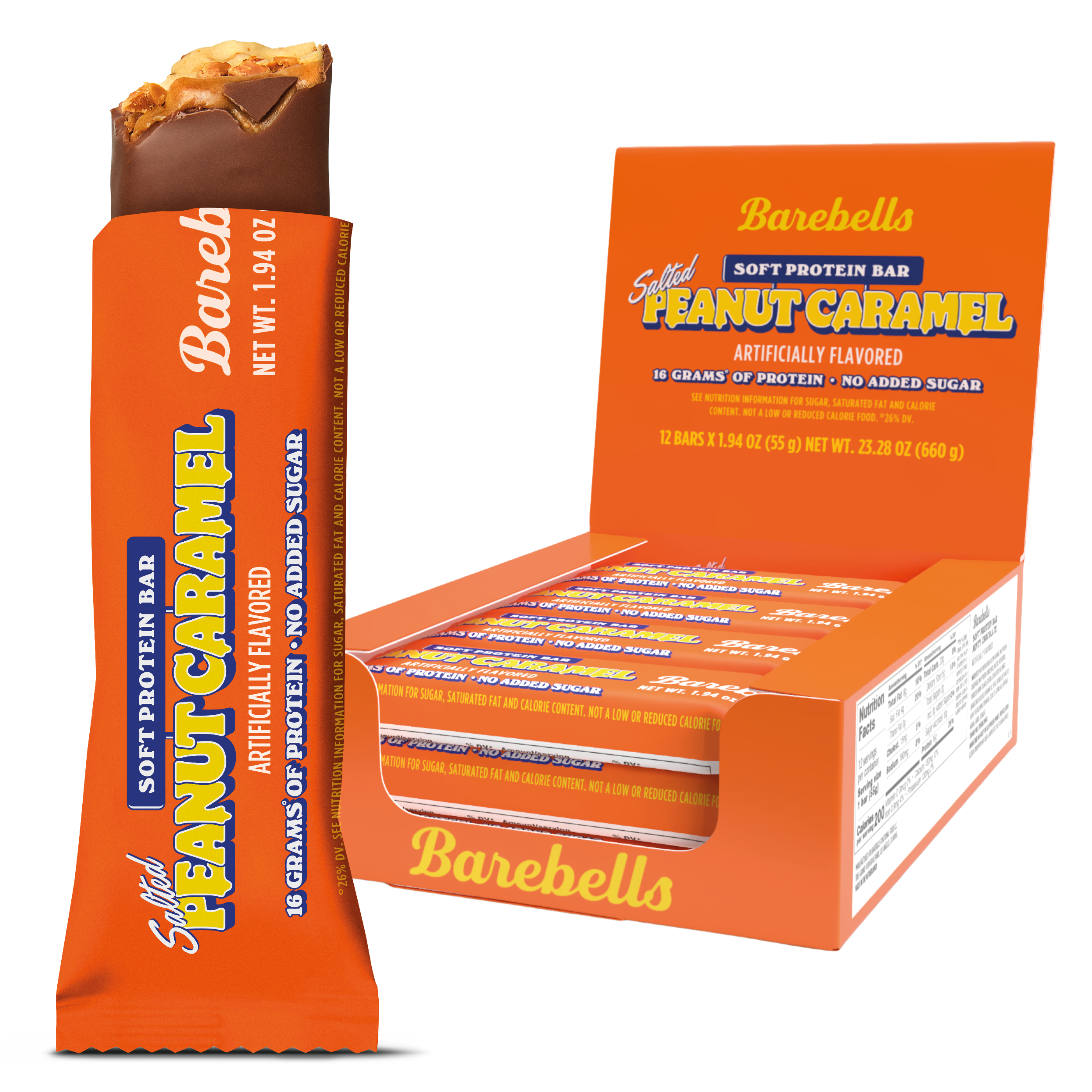 Barbell Protein Bar Peanut Caramel - 1.94 oz