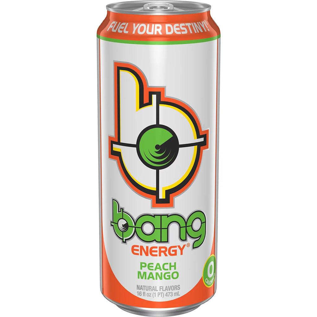 Bang Energy Peach Mango - 16 fl oz Can