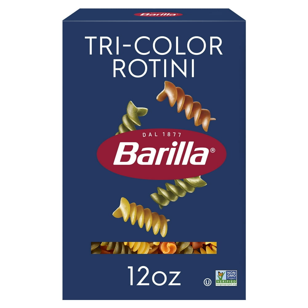 Barilla Tri-Color Rotini Pasta - 12 oz Box