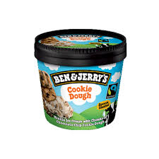 Ben & Jerry's:Cookie Dough w/Spoon Under Lid