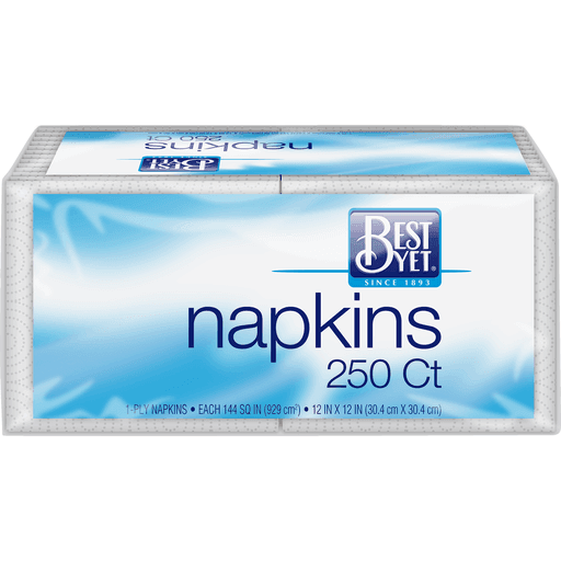 Best Yet Paper Napkins - 250 Count Package