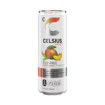 Celcius Peach Mango Green Tea
