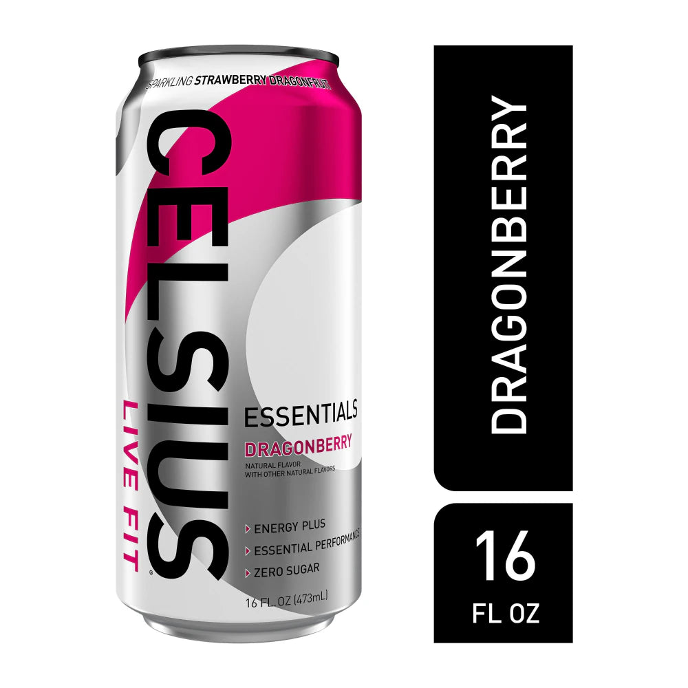 Celsius Essentials Dragonberry Energy Drink 16oz