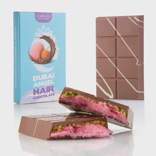 Dubai Angel Hair Chocolate Pink Cotton