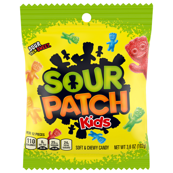 Sour Patch Bags:Soft & Chewy Sour Then Sweet Kids
