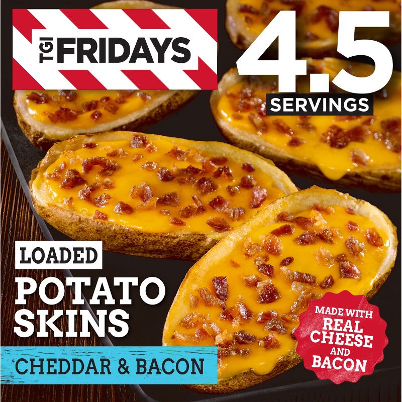 TGI Fridays Chili Cheese Potato Skins Chips - 3 oz Bag