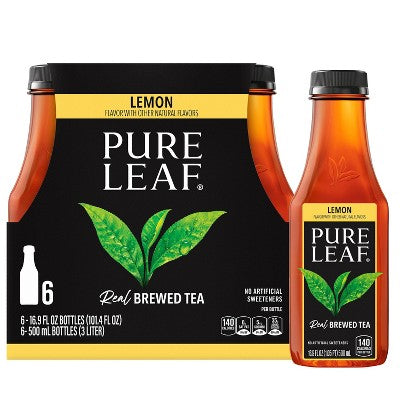 Pure Leaf Real Brewed Lemon Iced Tea - 18.5 oz Bottle