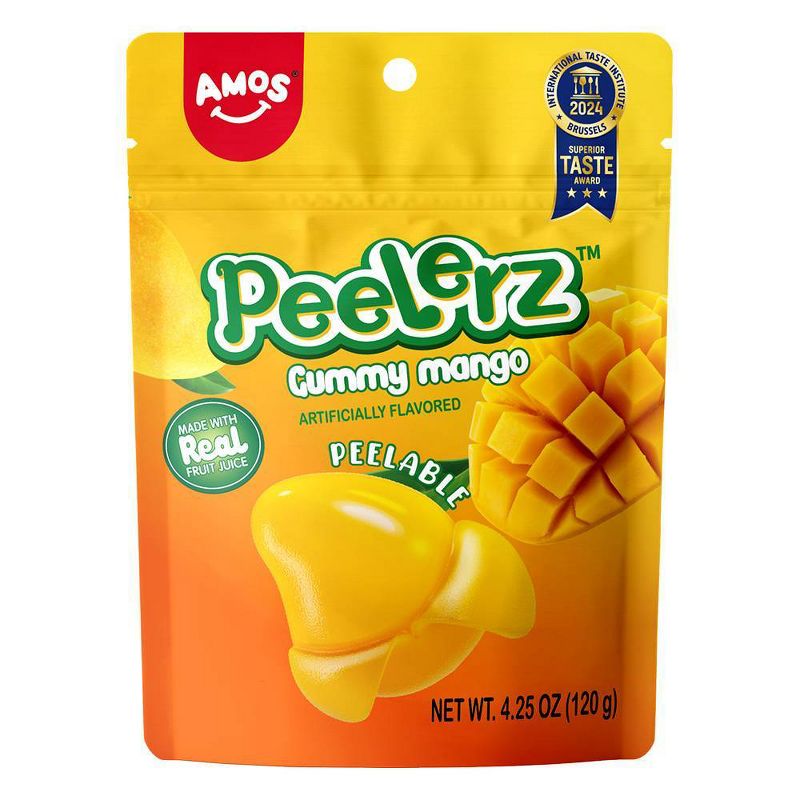 Amos Peelerz Lychee Gummy Candy - 6 oz