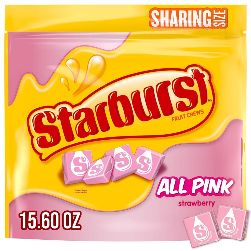 Starburst All Pink Strawberry Fruit Chews - 2.07 oz