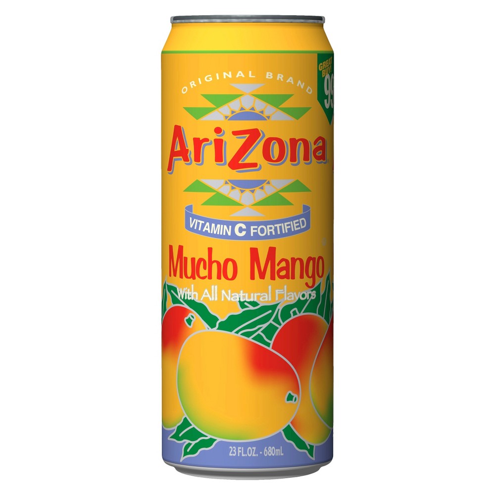 Arizona Mucho Mango Fruit Juice Cocktail - 23 fl oz Can