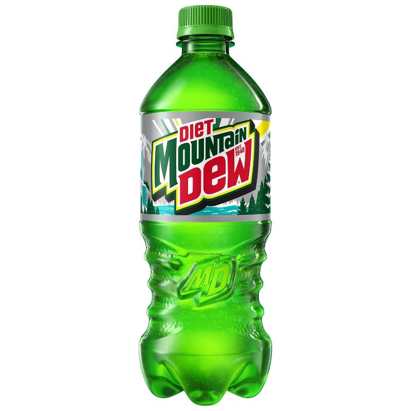 Mountain Dew Diet Citrus Soda - 20 oz Bottle