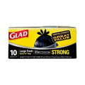 Glad Quick-Tie Large Trash Bags 30 Gallon - 10 Count