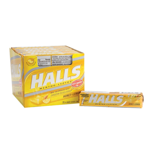 Halls Mentho-Lyptus:Honey-Lemon