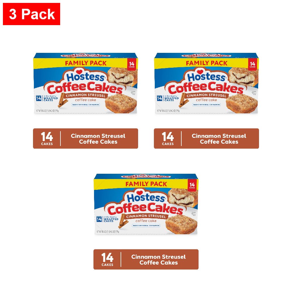 Hostess Cinnamon Streusel Coffee Cake