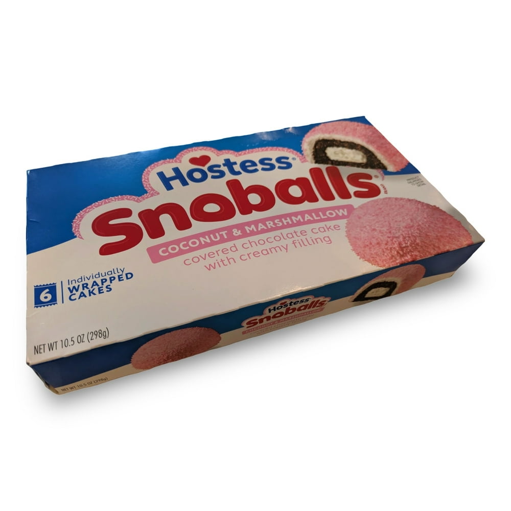 Hostess Sno Balls:with Creamy Filling
