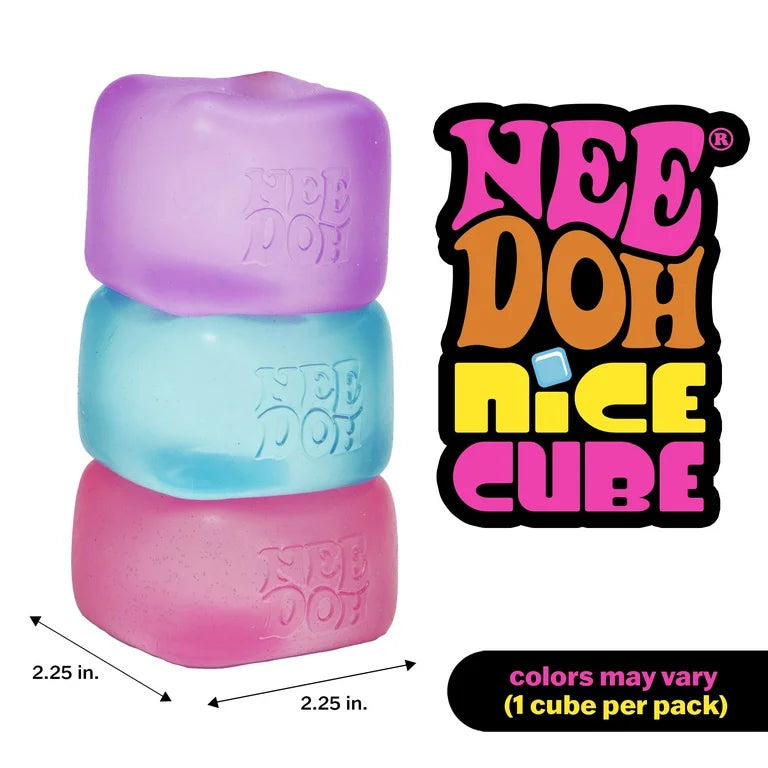 NeeDoh Nice Cube, Satisfying Square Shaped Sensory
