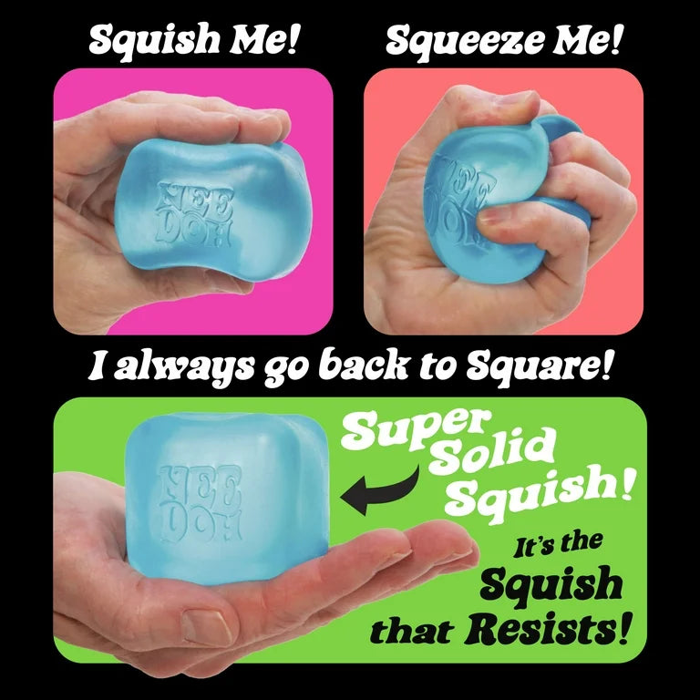 NeeDoh Nice Cube, Satisfying Square Shaped Sensory