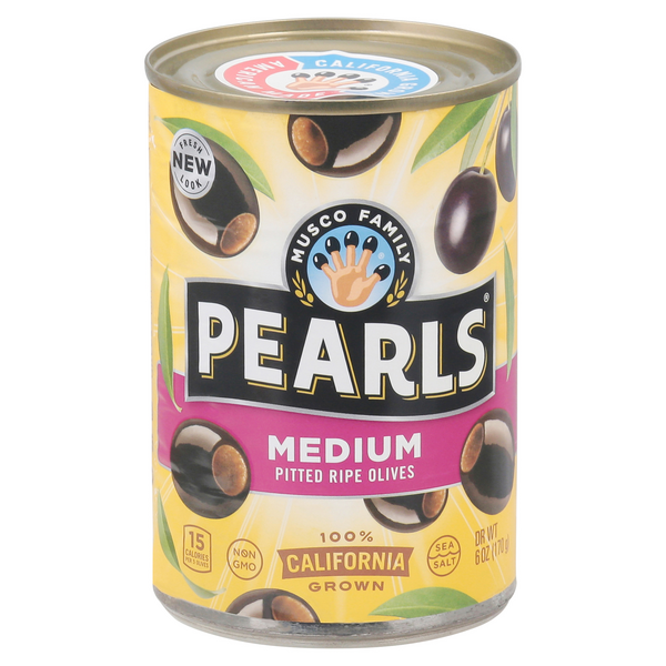 Pearls:Medium Pitted Ripe Black