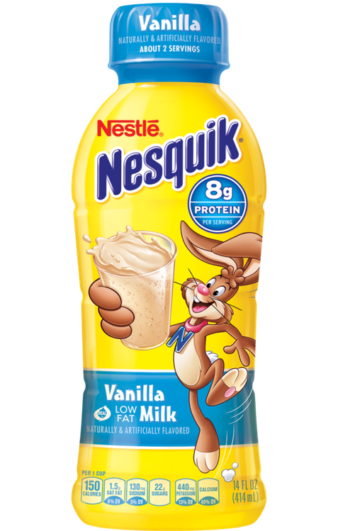 Nestle Nesquik Vanilla Low Fat Milk