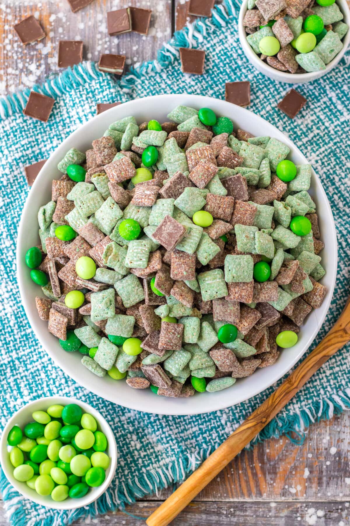 Muddy Buddies Mint Chocolate