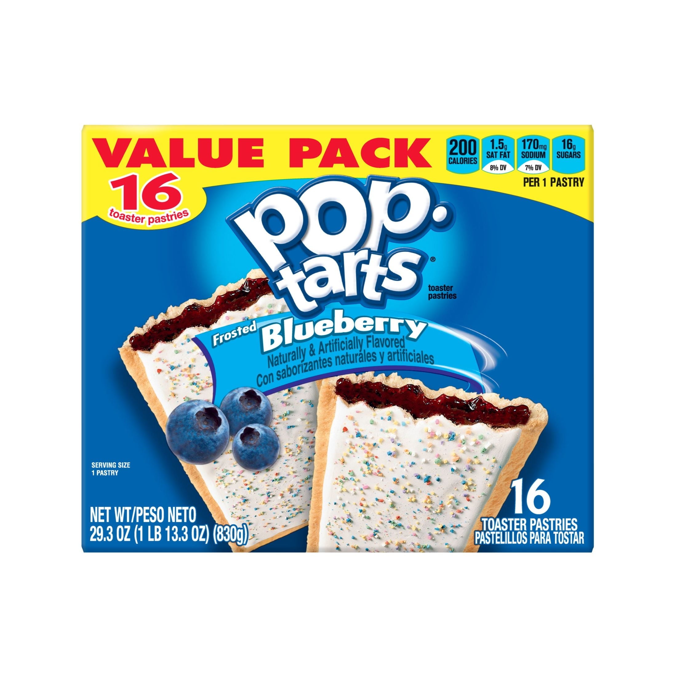 Pop Tarts Frosted Blueberry