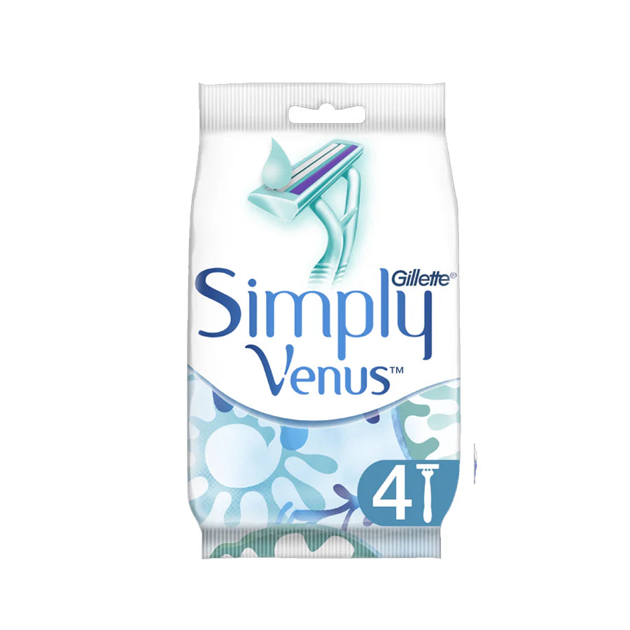 Simply Venus Women’s Shavers 4 Pack