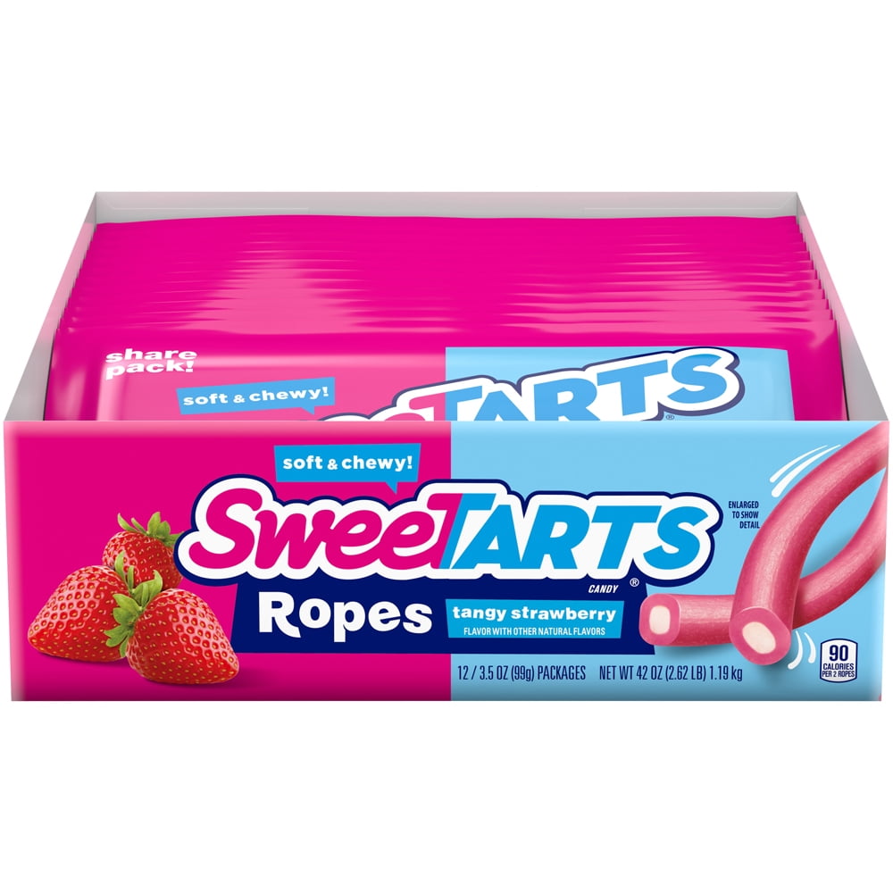 Sweet Tarts Ropes Tangy Strawberry
