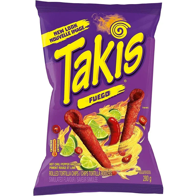 Takis Fuego Hot Chili Pepper & Lime