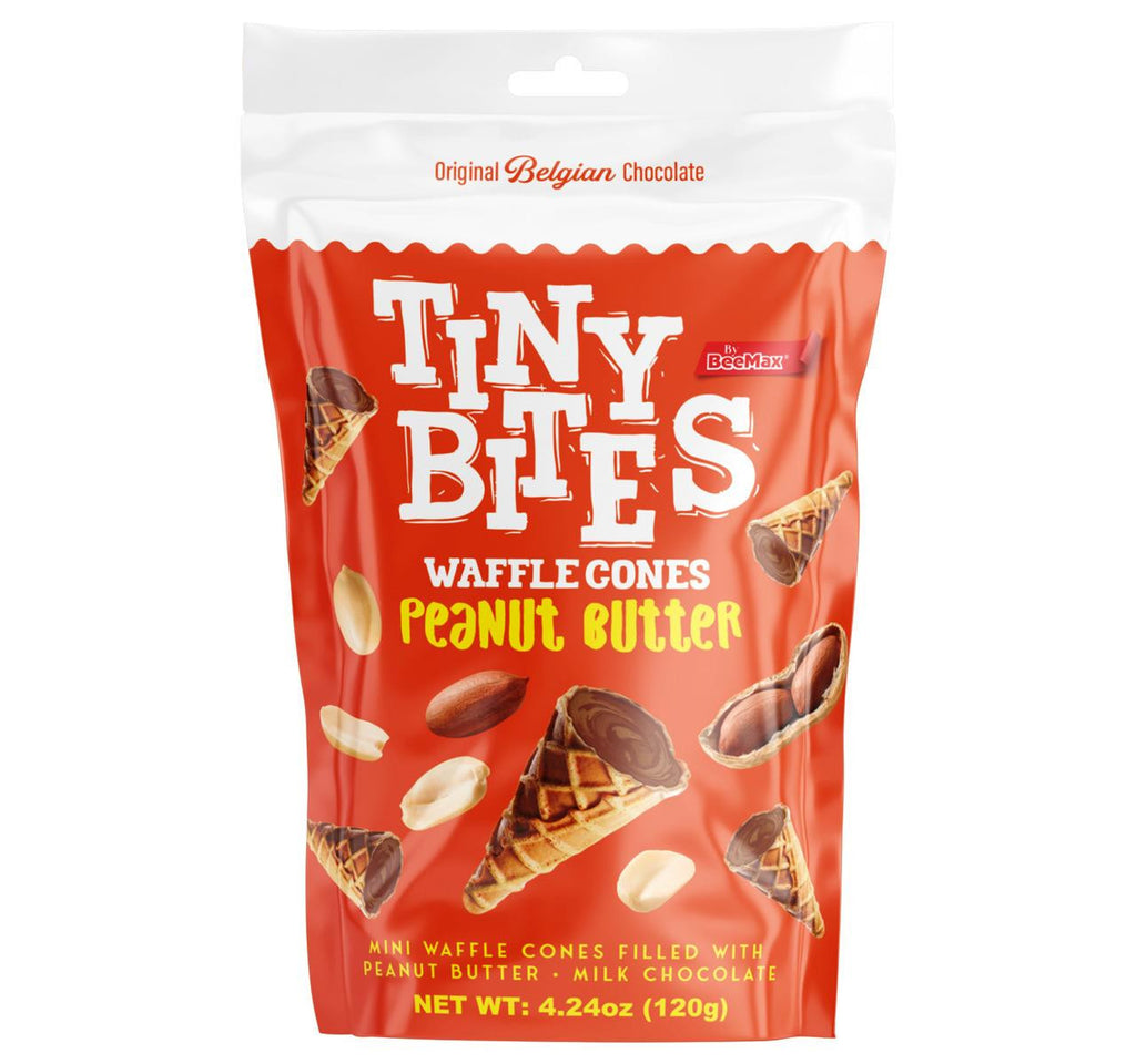 Tiny Bites Waffle Cones Peanut Butter - 4.24 oz