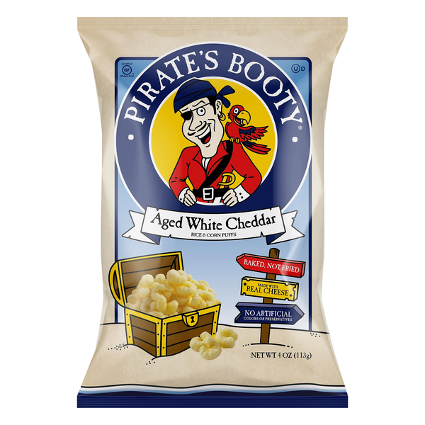 Pirate Booty Aged White Cheddar Puffs - 1 oz Bag