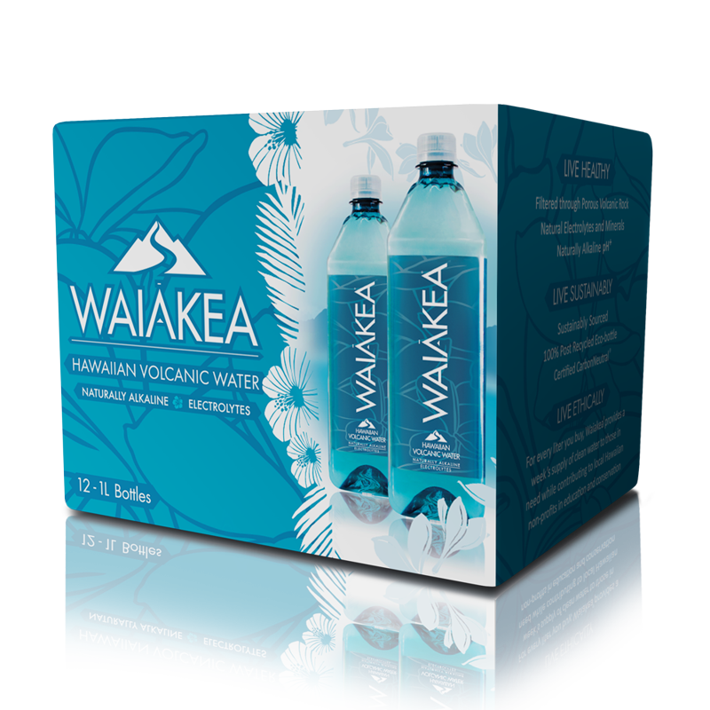 Waiakea Volcanic Water - 1 liter