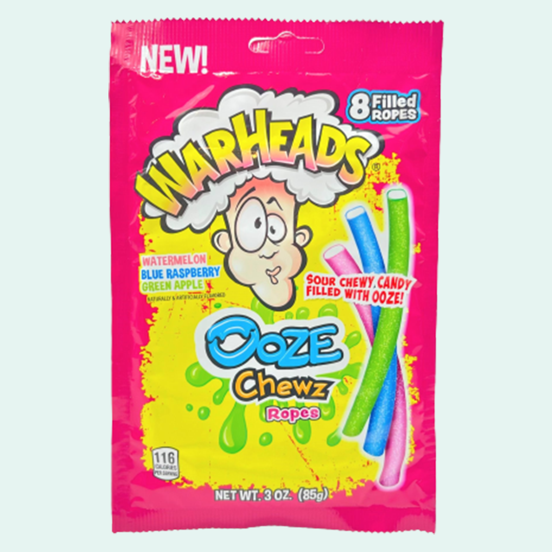 Warheads Ooze Chewz Ropes