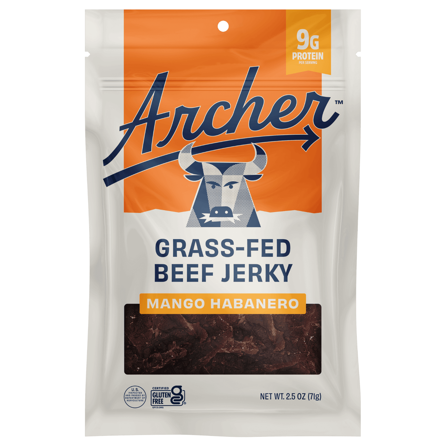 Archer Mango Habanero Beef Jerky - 2.5 oz