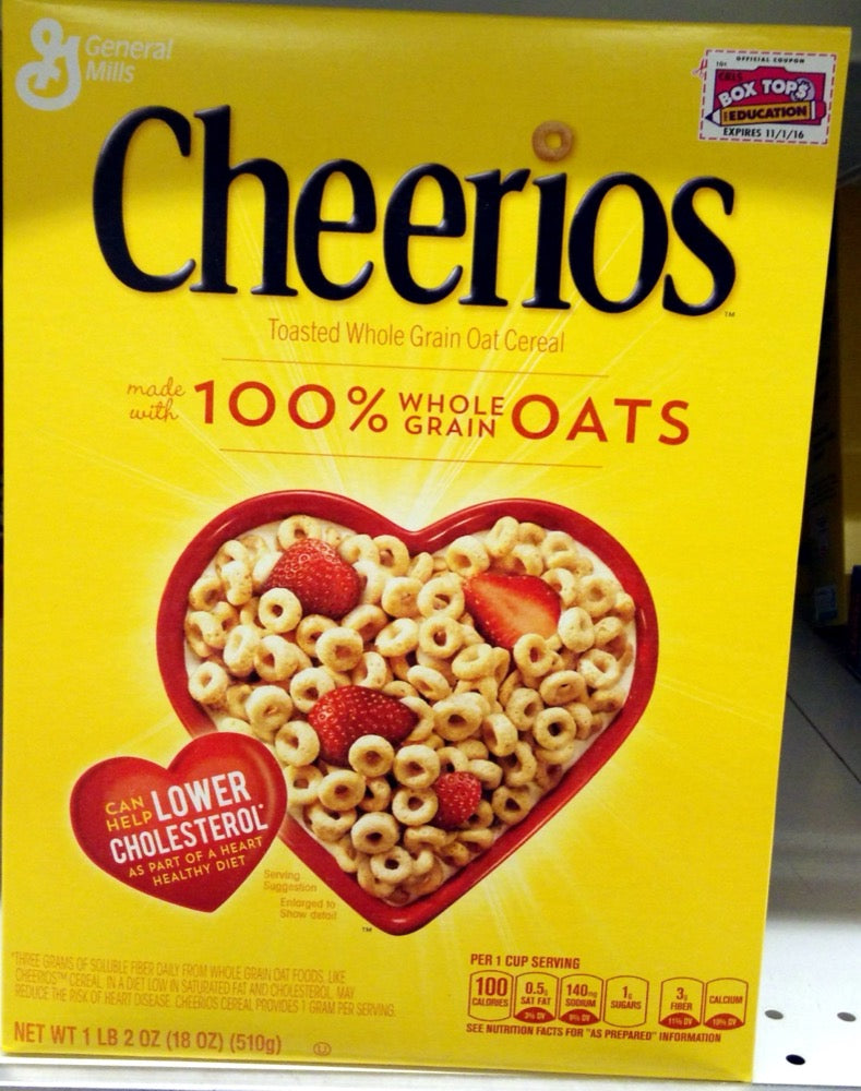 Cheerios:Toasted Whole Grain Oat Cereal