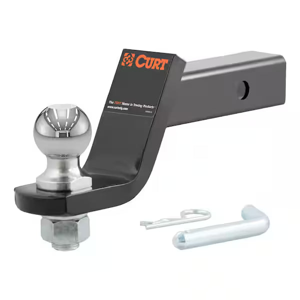 CURT 4 Inch Drop Trailer Hitch with Ball and Pin
