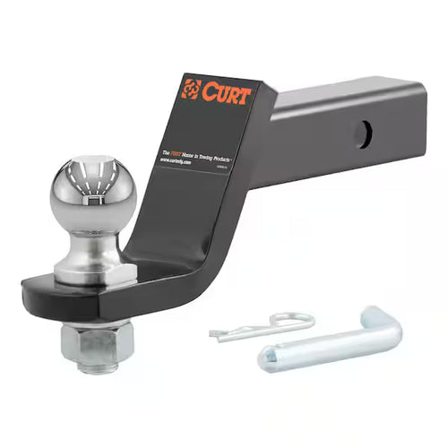 CURT 4 Inch Drop Trailer Hitch with Ball and Pin