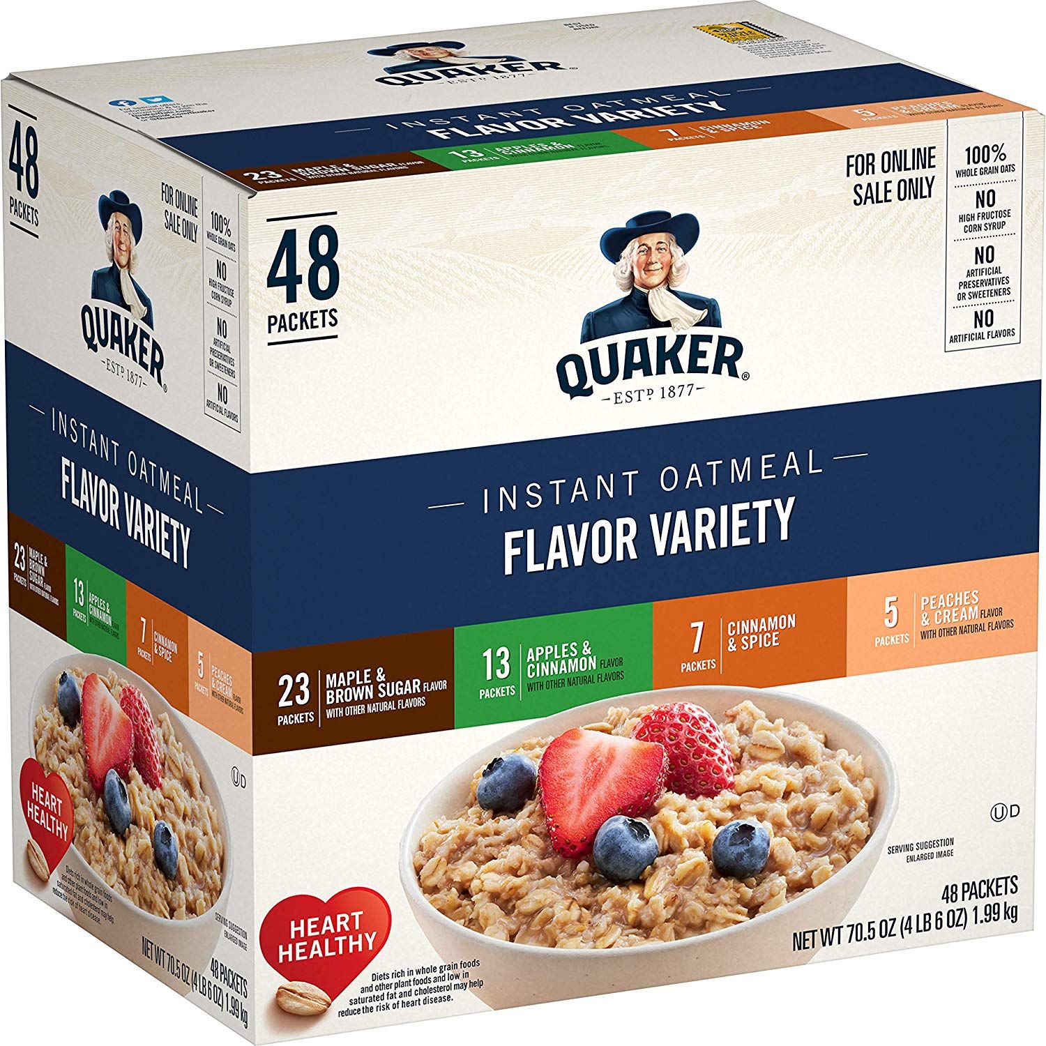 Quaker Instant Oatmeal Flavor Variety