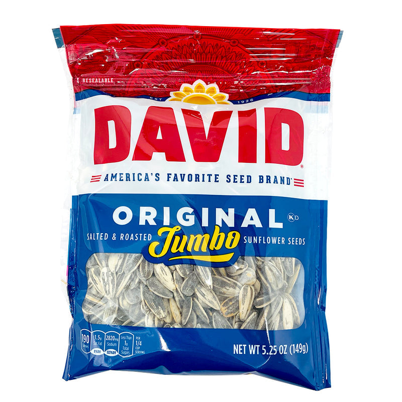 David Original Jumbo Sunflower Seeds - 5.25 oz