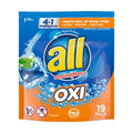 All Mighty Pacs 4-in-1 Laundry Detergent with Oxi Stain Removers - 19 Pacs
